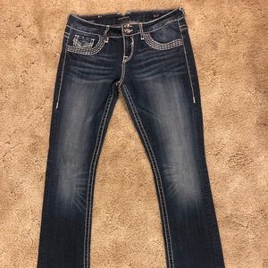 Womens Vigoss The Chelsea Slim boot jeans size 11/12 Length 37